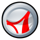 Adobe Acrobat Reader CS2 Icon 80x80 png